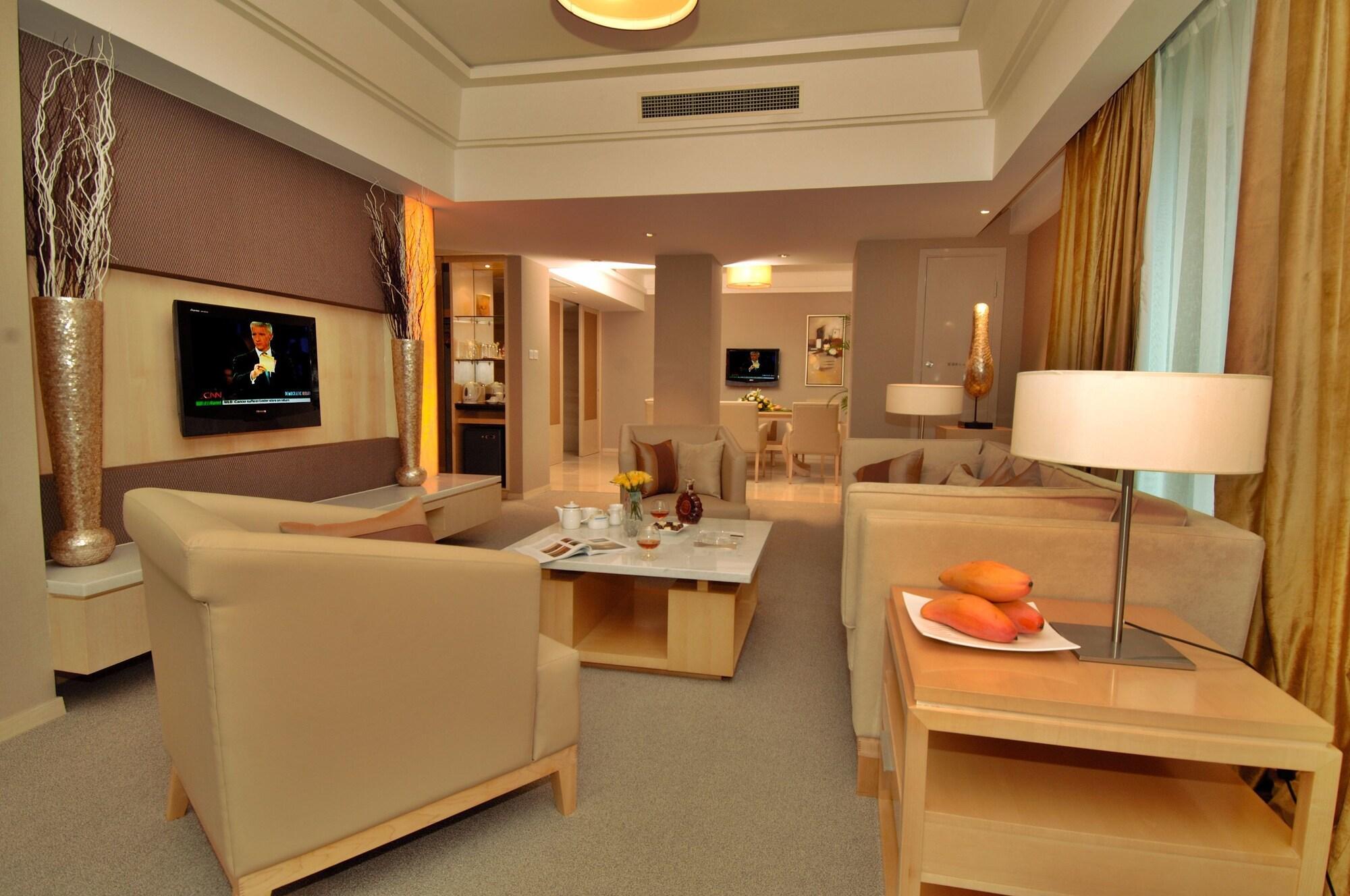 Weihai Haiyue Jianguo Hotel Bagian luar foto
