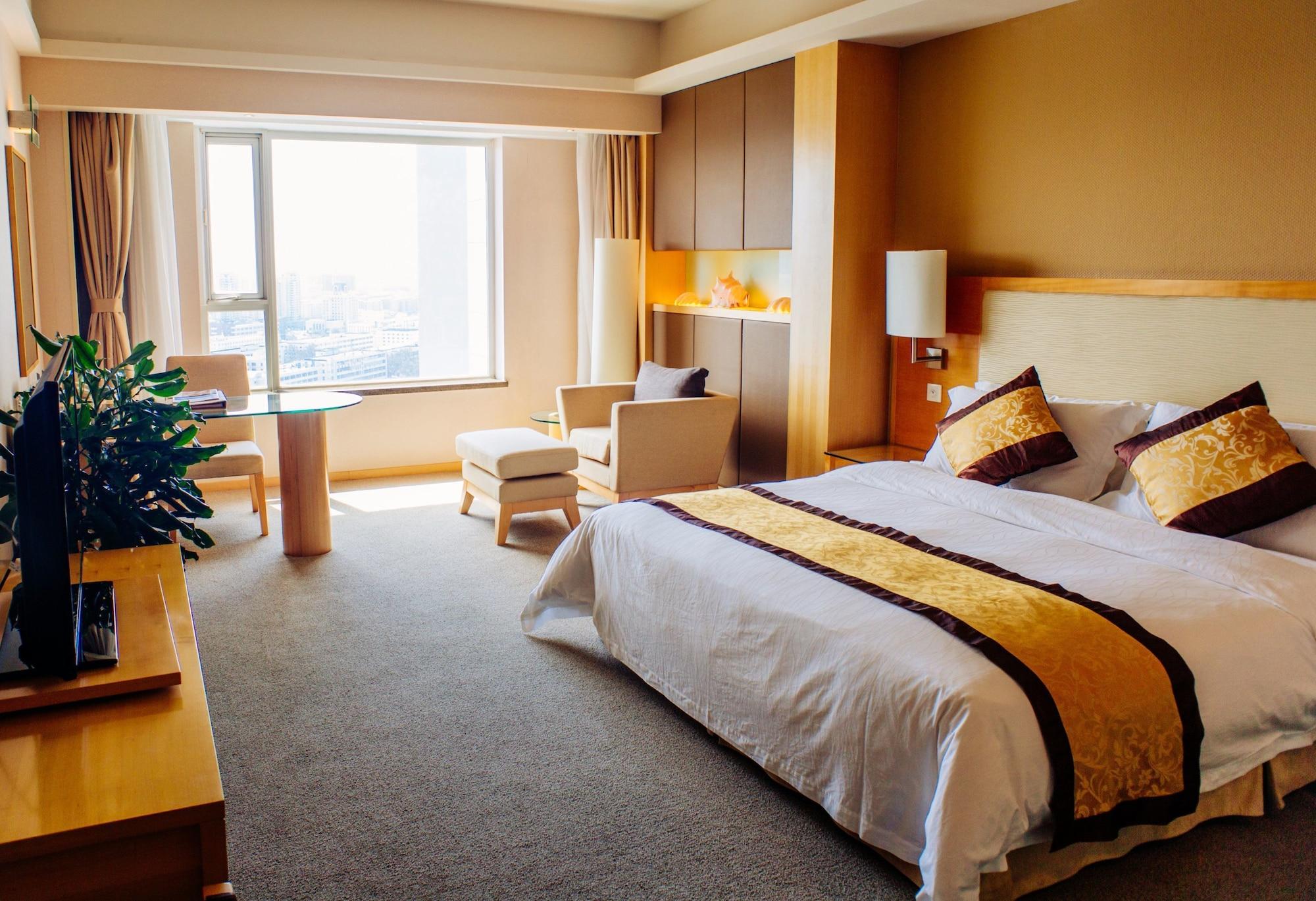 Weihai Haiyue Jianguo Hotel Bagian luar foto