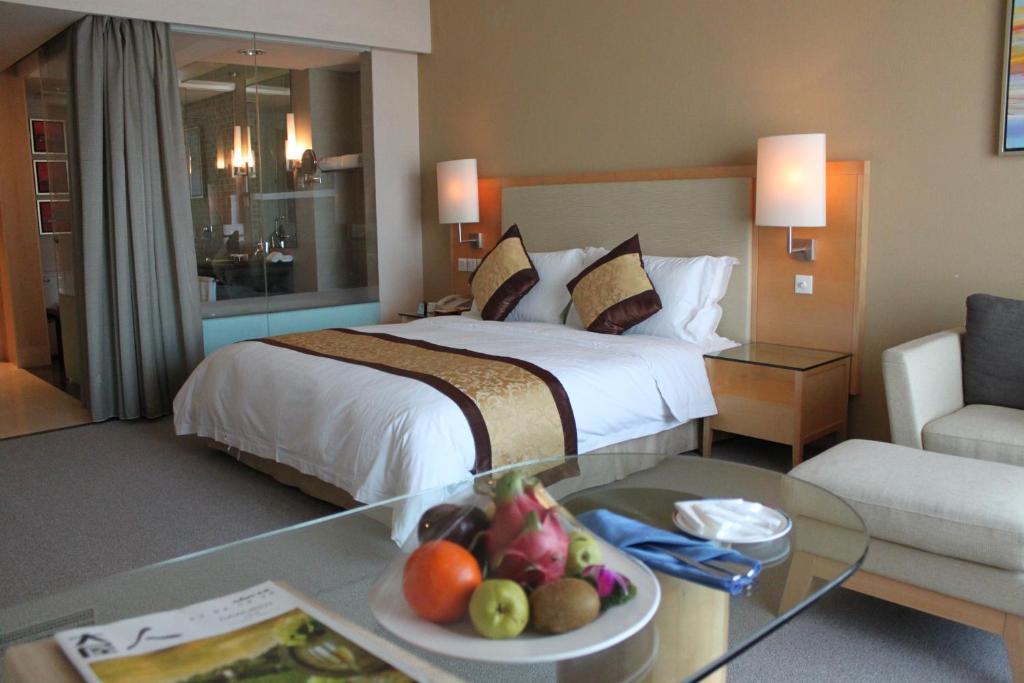 Weihai Haiyue Jianguo Hotel Bagian luar foto