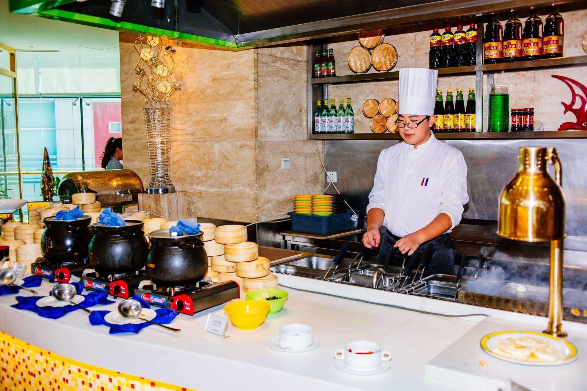 Weihai Haiyue Jianguo Hotel Bagian luar foto